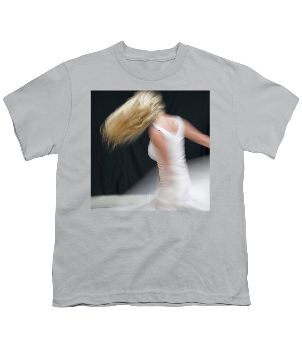 Dance Youth T-Shirt featuring the photograph A Dance in White #1209 by Raymond Magnani