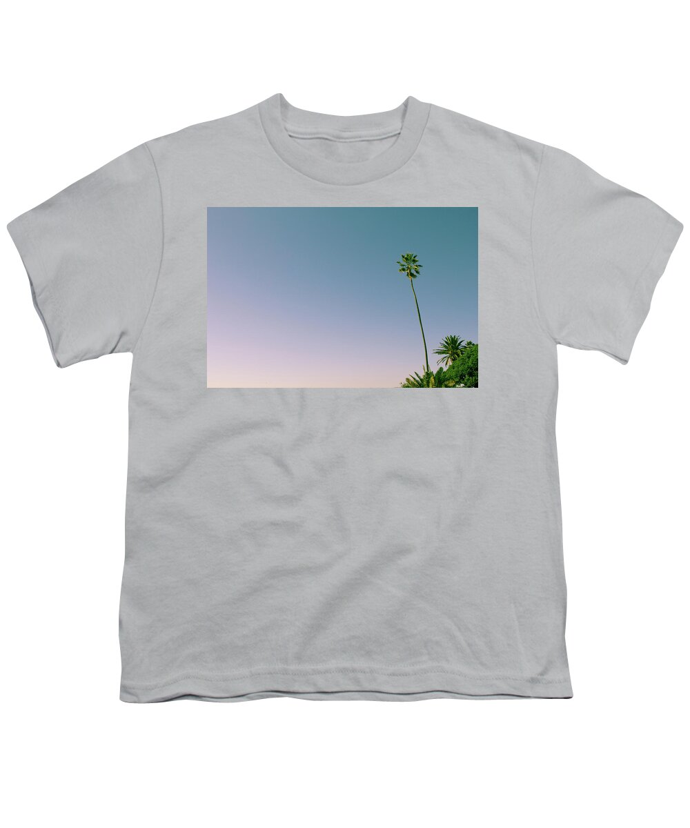 Palm Tree Youth T-Shirt featuring the photograph A Palm on its Own by Matthew Wolf