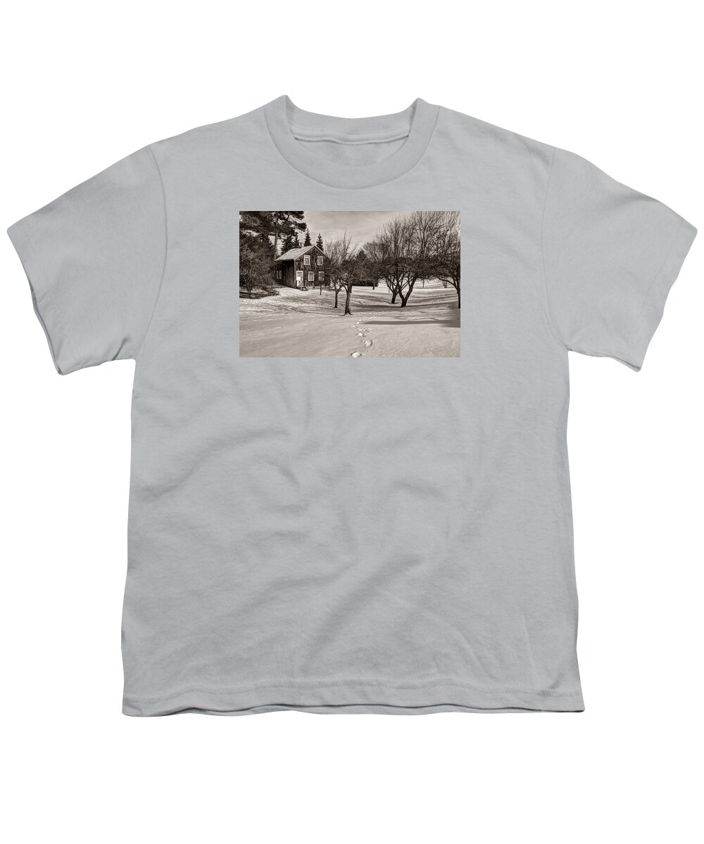 Wood Youth T-Shirt featuring the photograph A Path To Home by Janice Adomeit