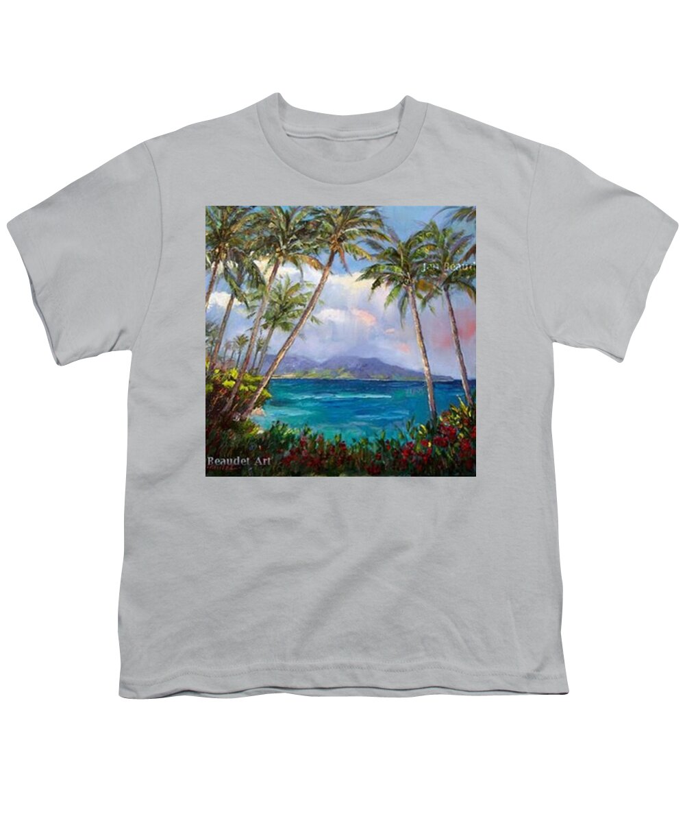 Instaart Youth T-Shirt featuring the photograph Aloha! Just Dreaming About #hawaii by Jennifer Beaudet