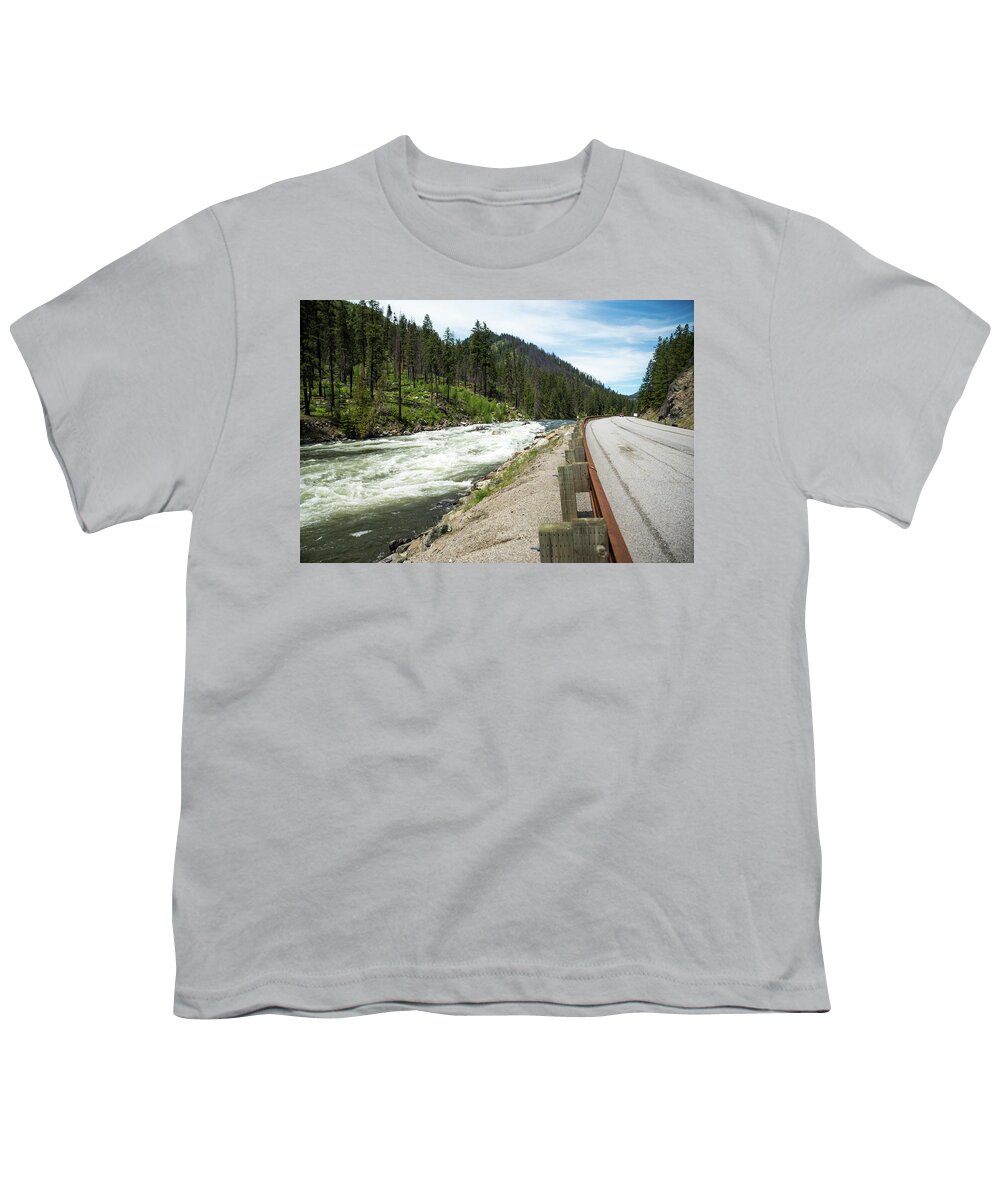 Wenatchee River Youth T-Shirt featuring the photograph Around the Bend by Tom Cochran