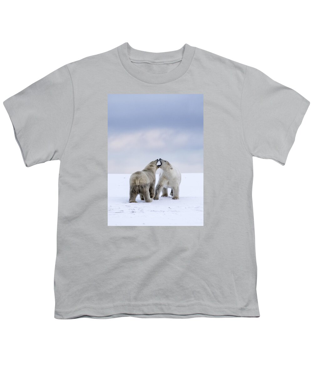 Animal Youth T-Shirt featuring the photograph Artic Antics by Cheryl Strahl
