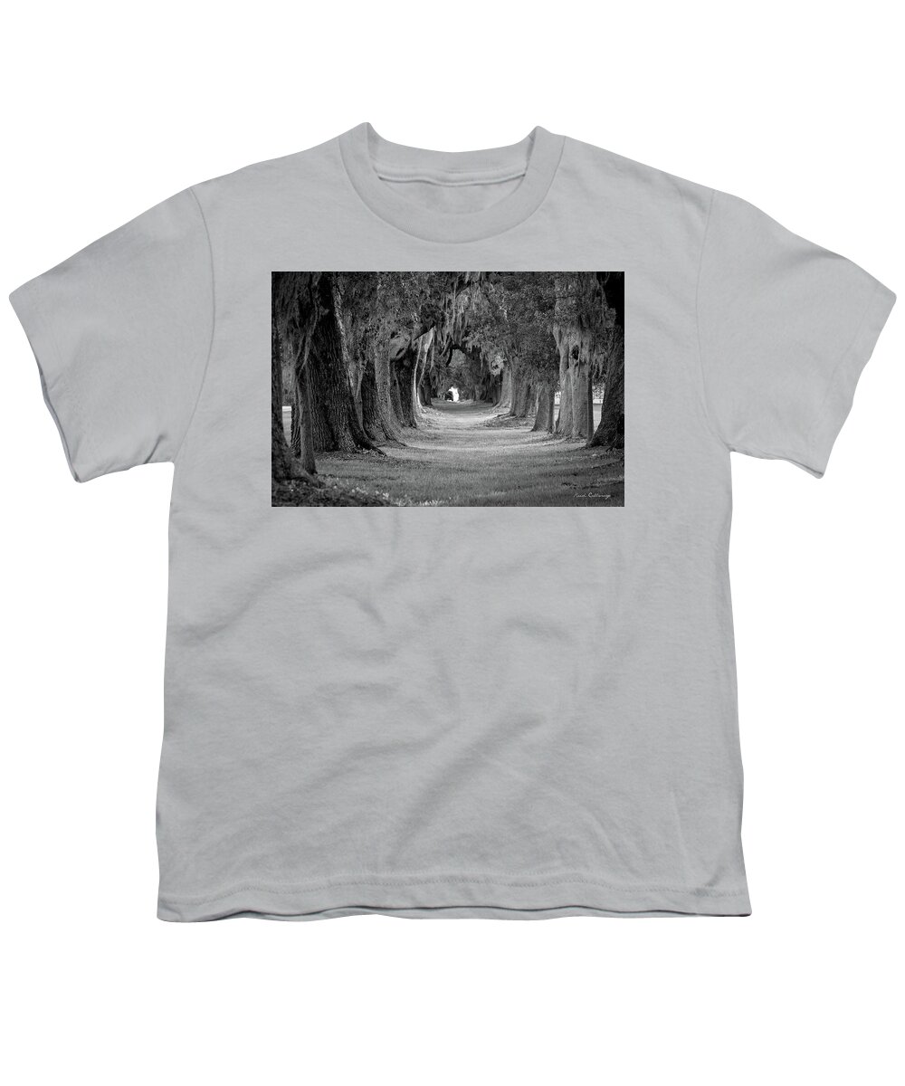 Reid Callaway Avenue Of Oaks Revisited Youth T-Shirt featuring the photograph Avenue of Oaks Revisited Sea Island Golf Club St Simons Island, GA by Reid Callaway
