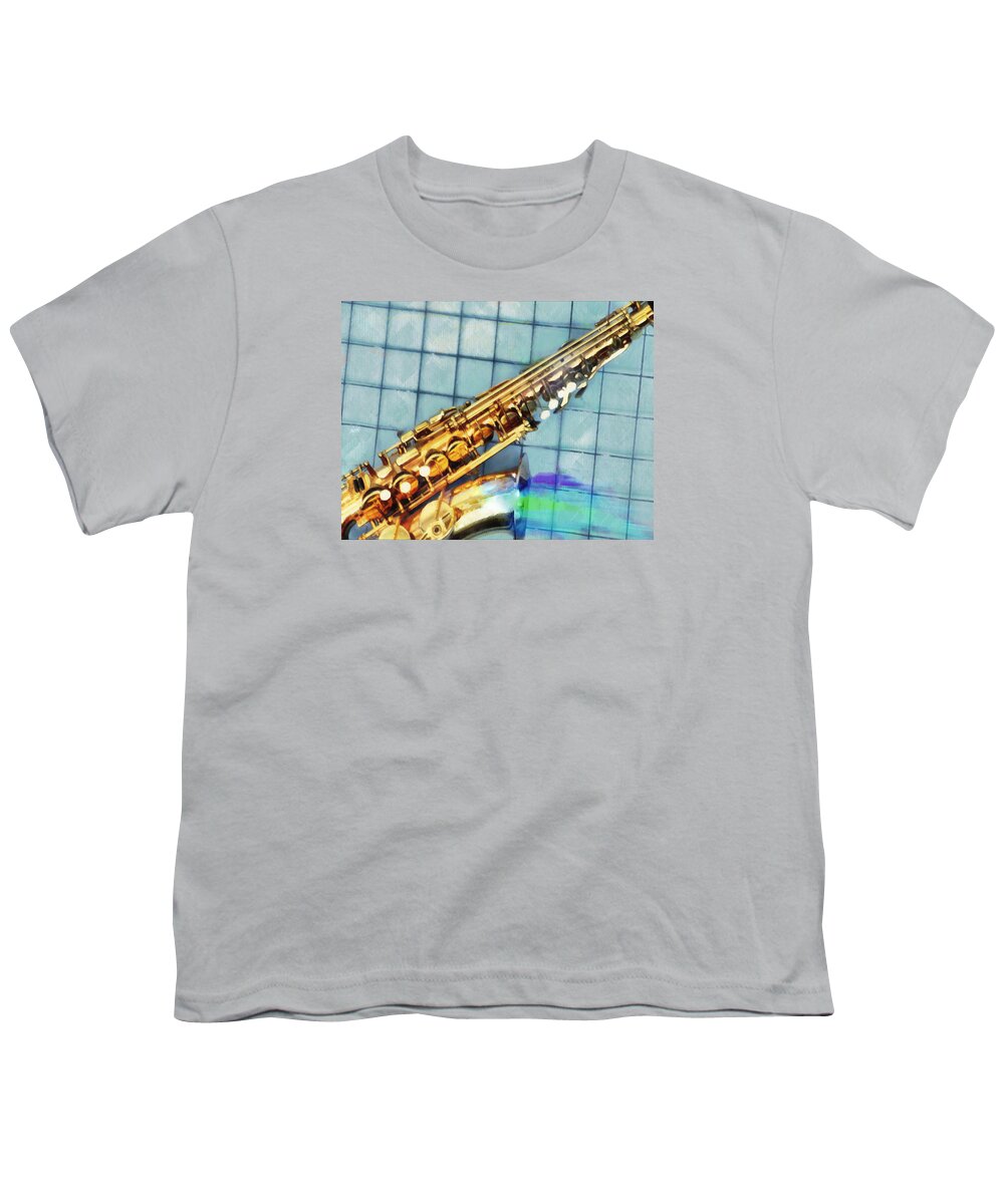 Art Youth T-Shirt featuring the photograph Be-Jazz-Ling by Steve Taylor