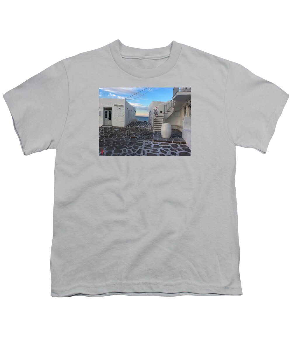 Colette Youth T-Shirt featuring the photograph Beauty on Paros Island by Colette V Hera Guggenheim