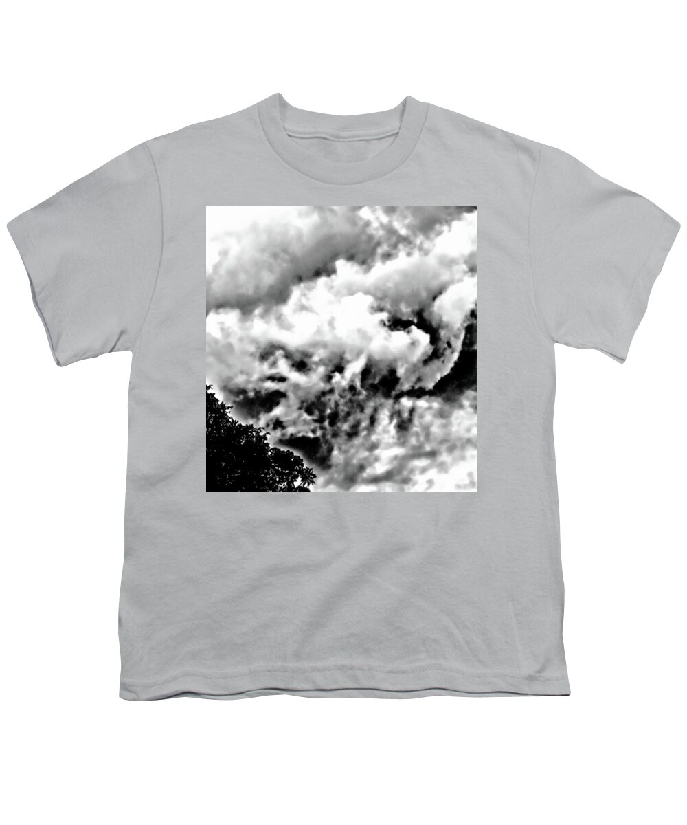 Clouds Youth T-Shirt featuring the photograph Between Clouds by Gina O'Brien