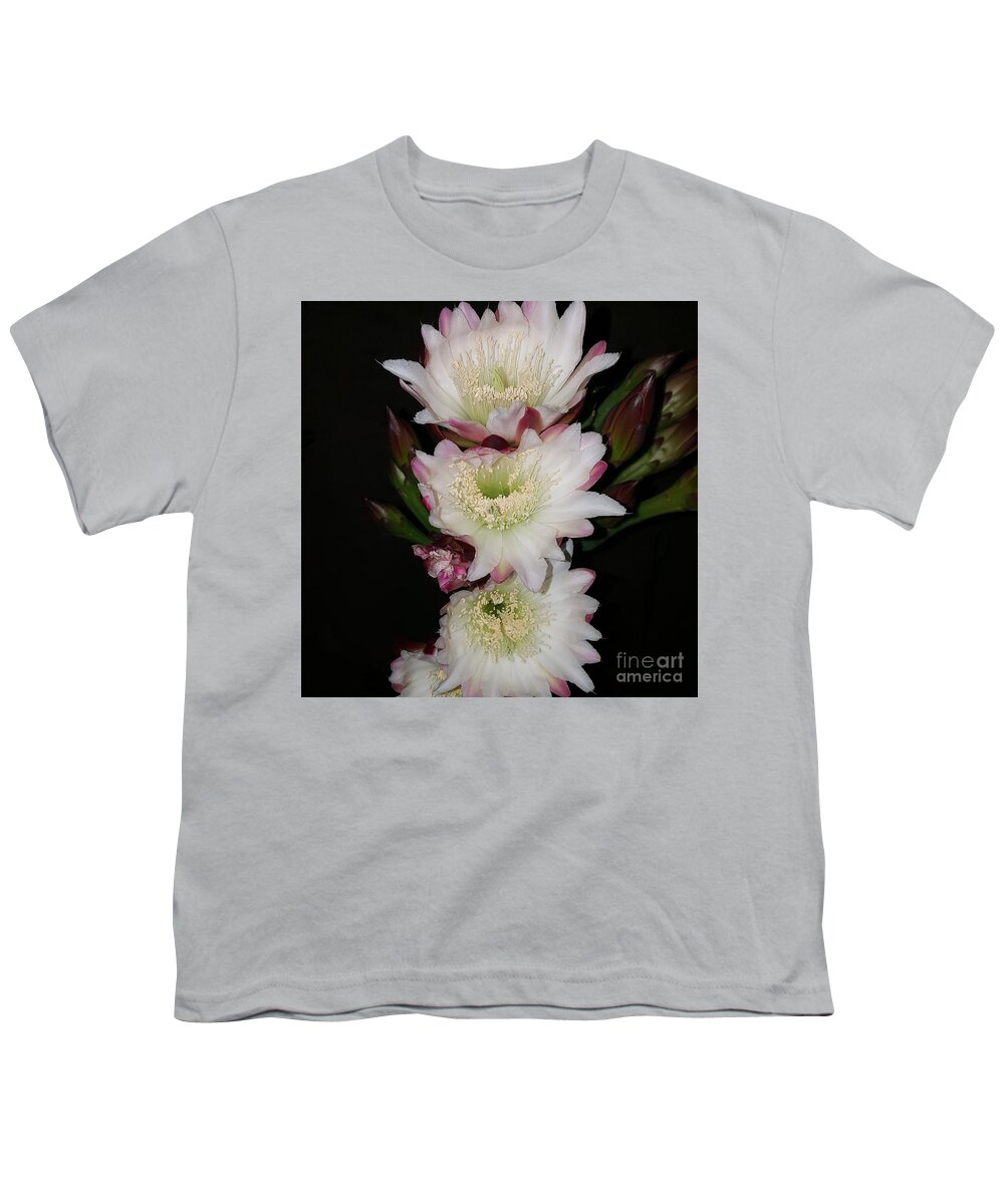 Night Youth T-Shirt featuring the digital art Bloom night by Yenni Harrison
