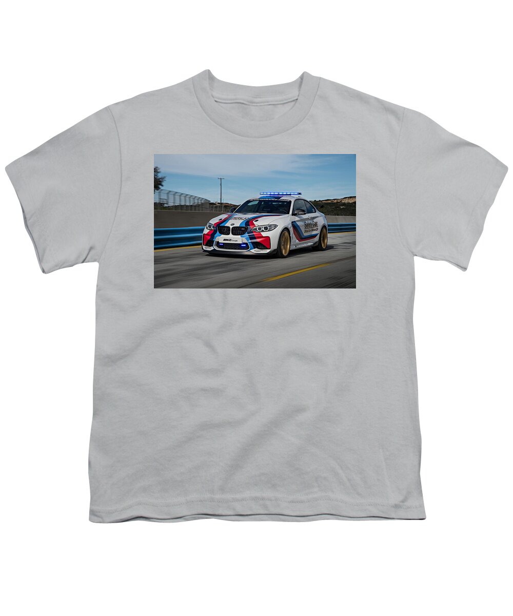 Bmw M2 Coupe Youth T-Shirt featuring the photograph BMW M2 Coupe by Mariel Mcmeeking