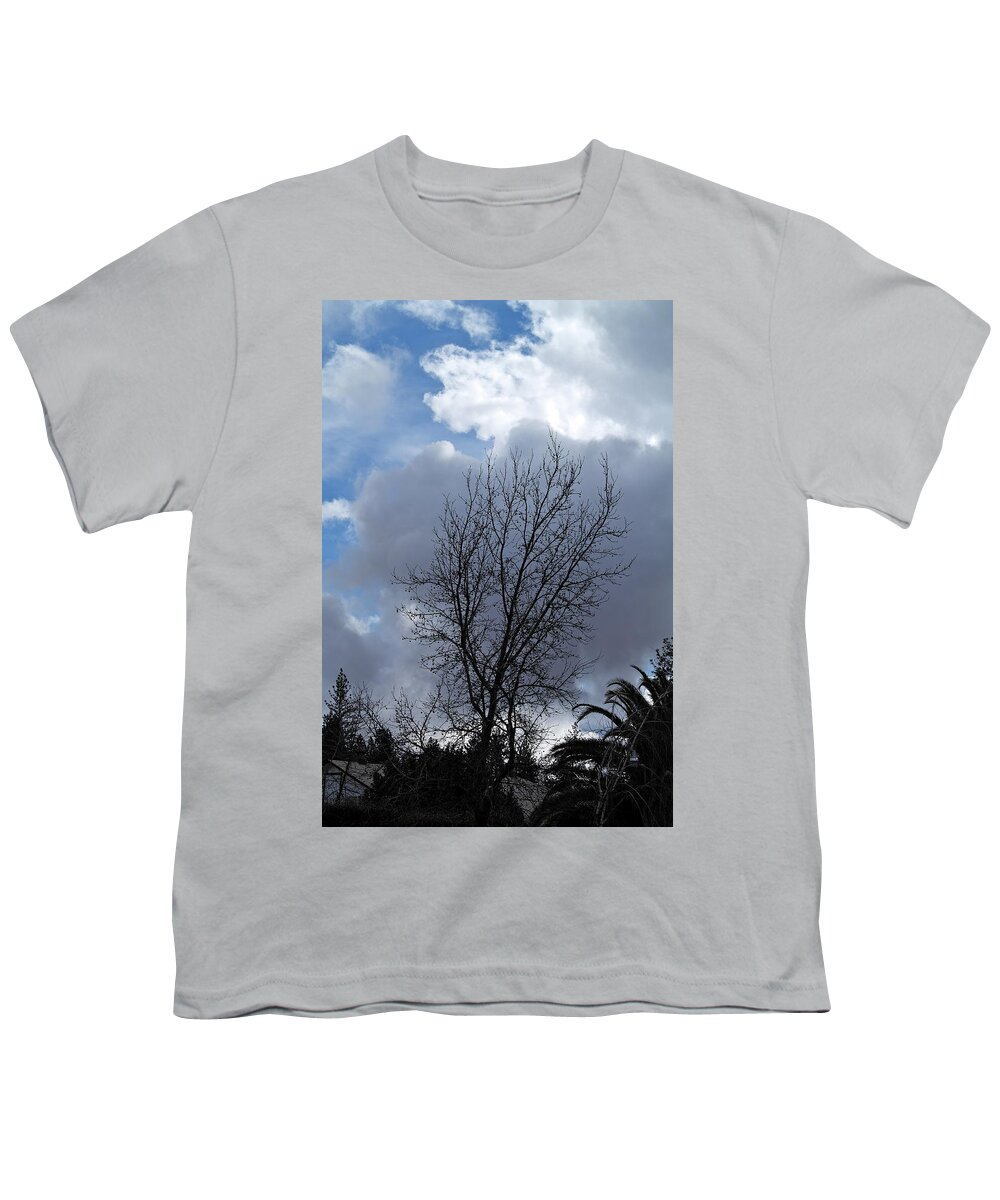 Landscape Youth T-Shirt featuring the photograph Caught Between the Storms by Michele Myers