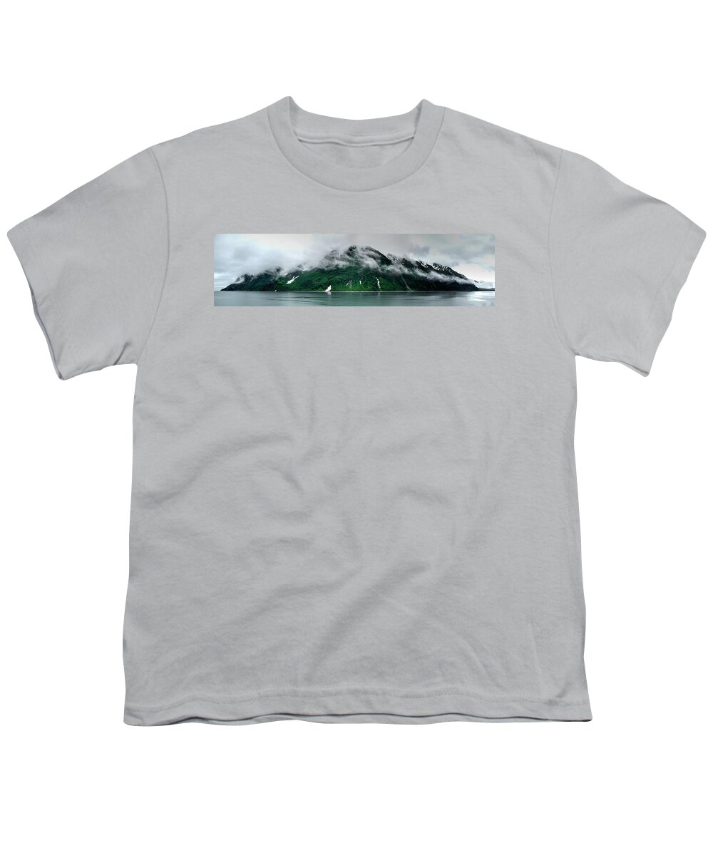 Alaska Youth T-Shirt featuring the photograph Disenchantment Bay by David Andersen