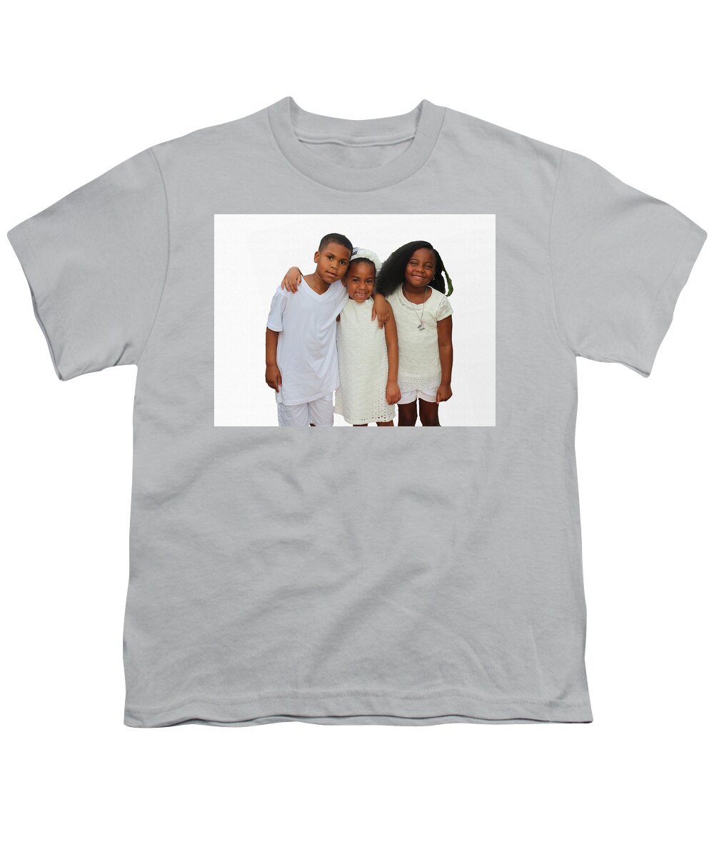 Kids Youth T-Shirt featuring the photograph Family Love by Audrey Robillard