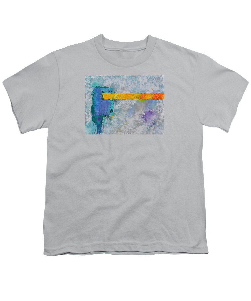 Flowerfields Youth T-Shirt featuring the painting Flowerfields II by Eduard Meinema