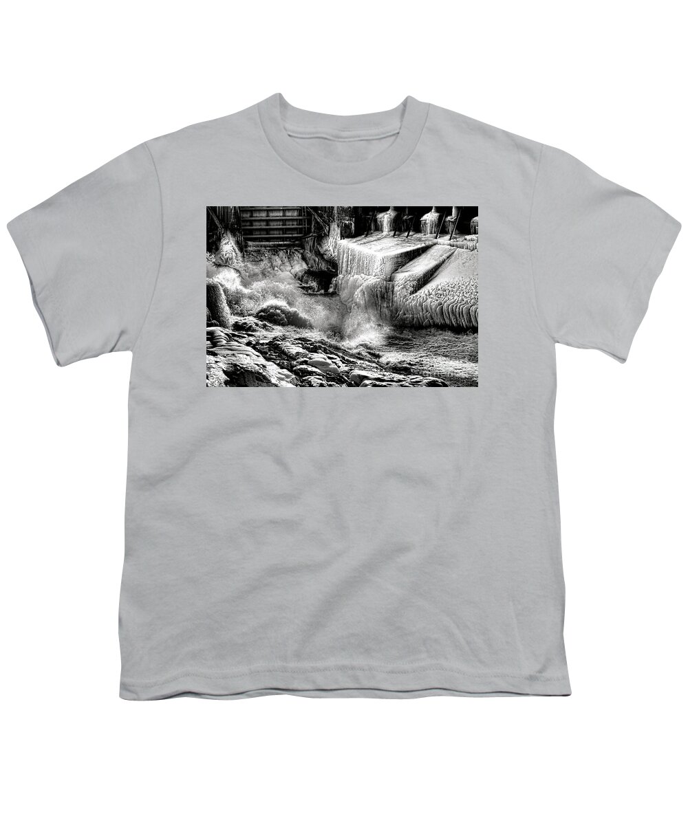 Ice Youth T-Shirt featuring the photograph Gate of Frozen Hell by Olivier Le Queinec