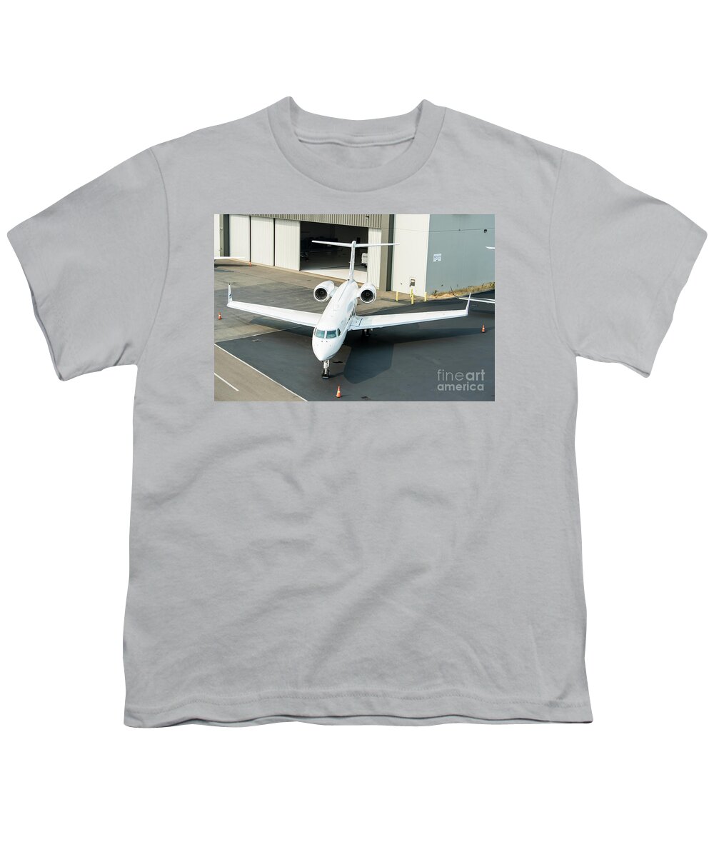 Gulfstream Iv Youth T-Shirt featuring the photograph Gulfstream IV Jet by David Oppenheimer