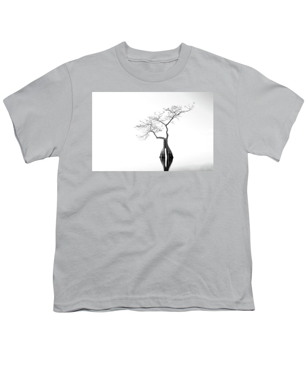 Florida Youth T-Shirt featuring the photograph Hollow Lake Tree by Stefan Mazzola