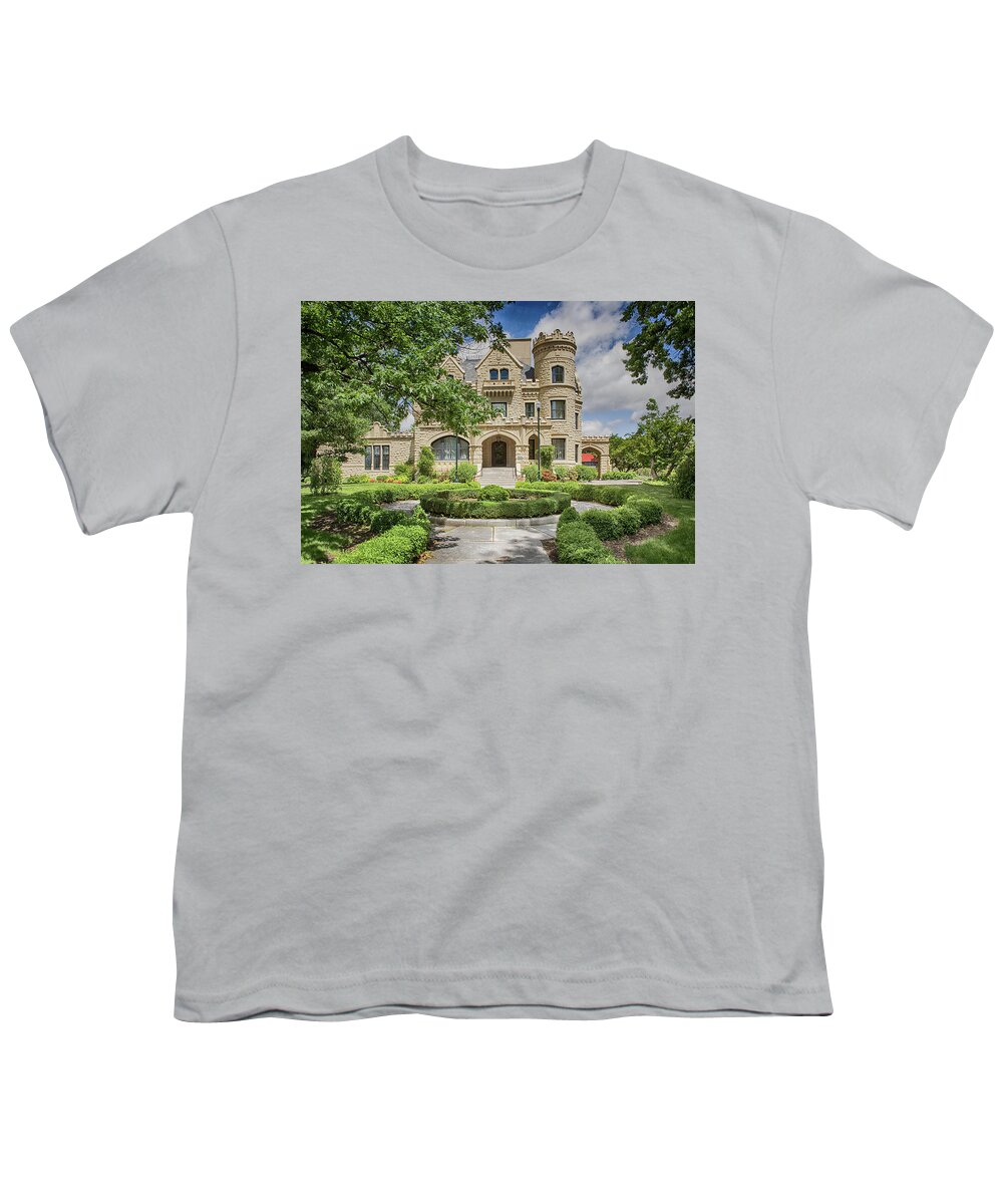Joslyn Castle Youth T-Shirt featuring the photograph Joslyn Castle by Susan Rissi Tregoning