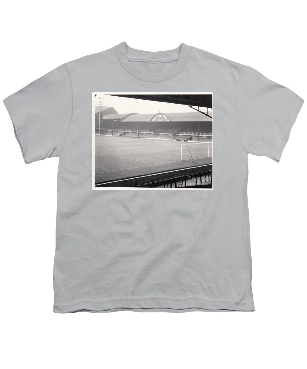 Liverpool Youth T-Shirt featuring the photograph Liverpool - Anfield - Main Stand 1 - 1969 - Leitch by Legendary Football Grounds