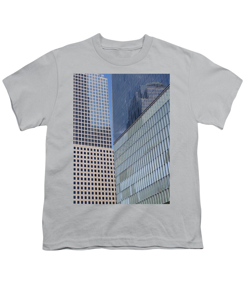 New York City Youth T-Shirt featuring the photograph New York City by Flavia Westerwelle