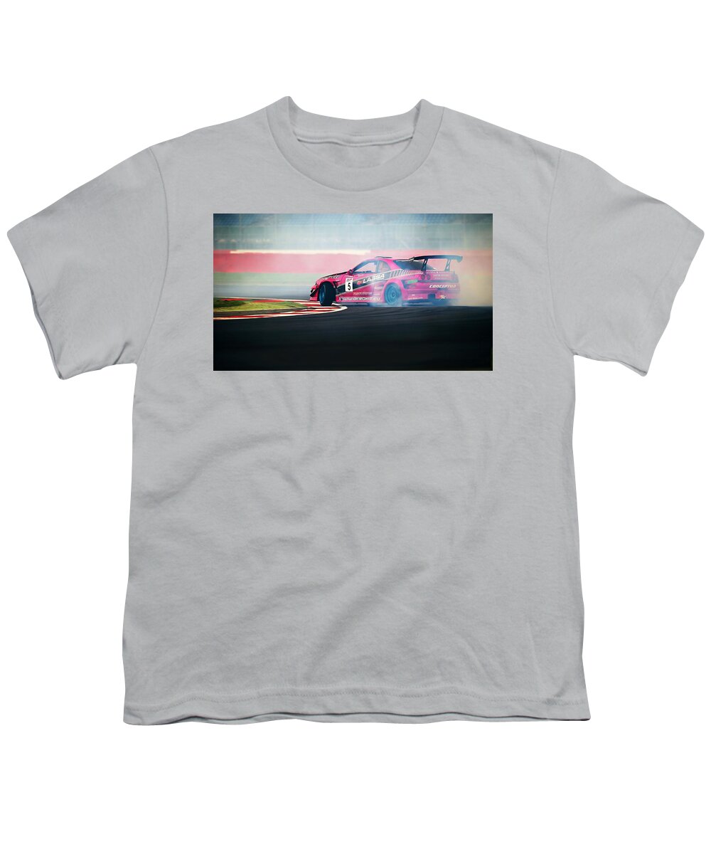 Nissan Skyline Youth T-Shirt featuring the photograph Nissan Skyline by Jackie Russo