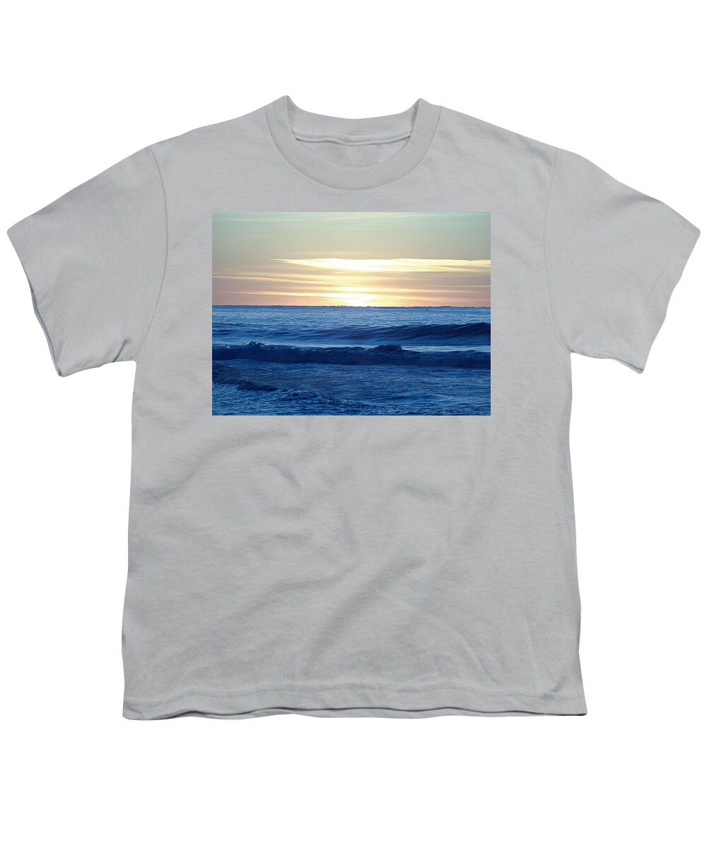 Sunrise Youth T-Shirt featuring the photograph Orange Sunrise by Newwwman