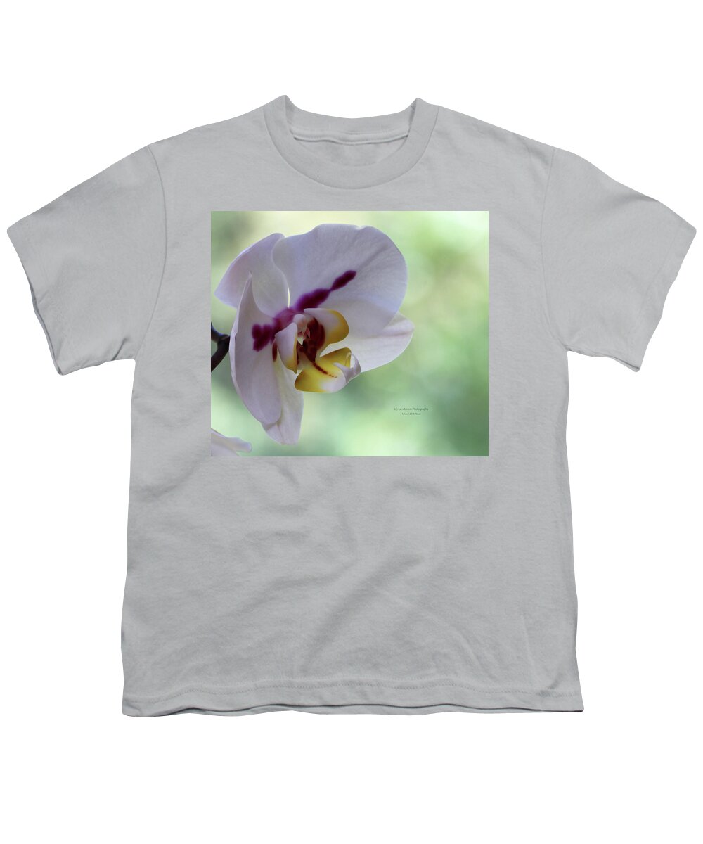 Orchid Youth T-Shirt featuring the photograph Orchid In Bloom by Jeanette C Landstrom