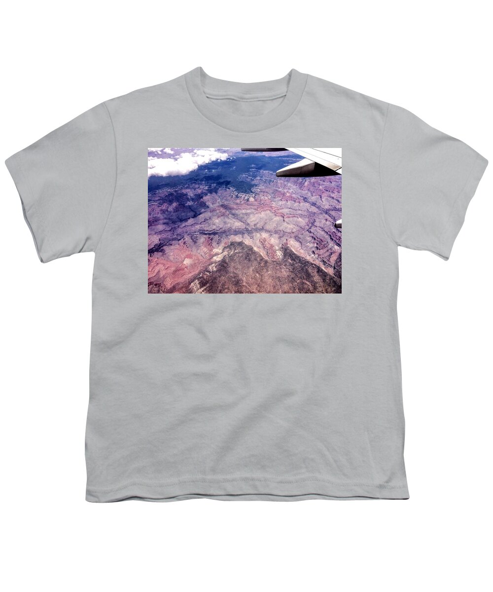 Grand Canyon Youth T-Shirt featuring the photograph Over the Canyon by Charlene Reinauer