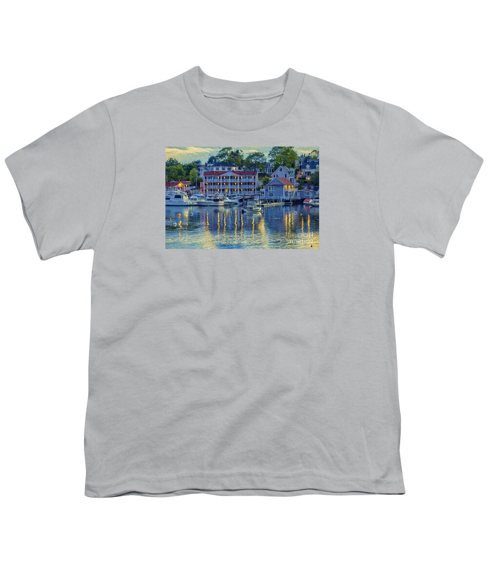 Blue Youth T-Shirt featuring the photograph Peaceful Harbor by Patti Schulze