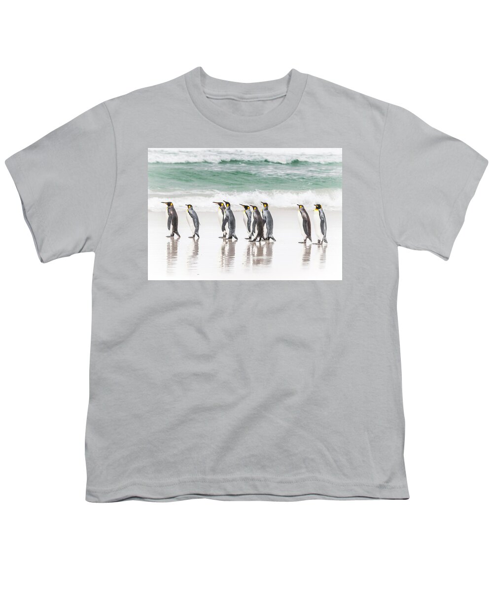Birds Youth T-Shirt featuring the photograph Pied piper. by Usha Peddamatham