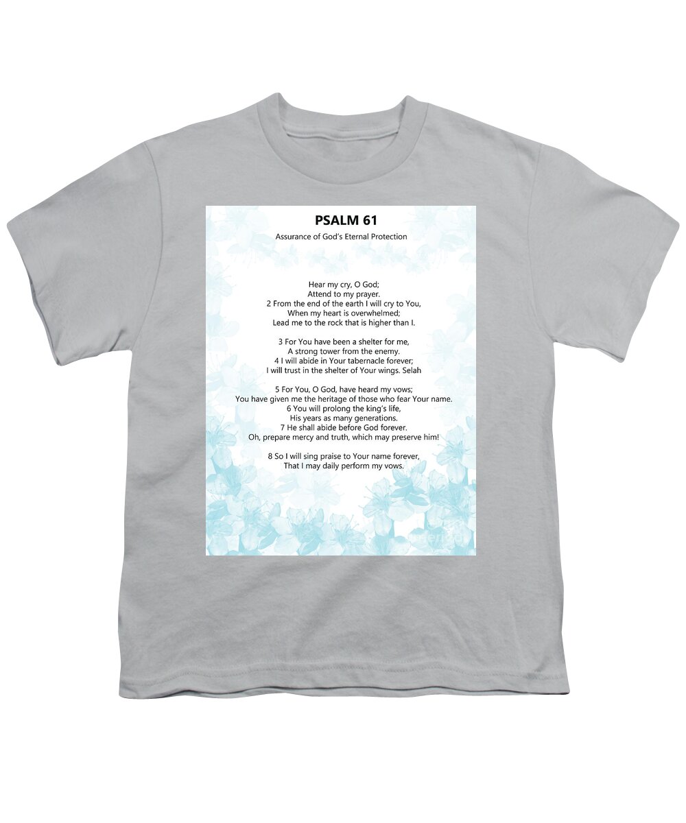 Psalm 61 Youth T-Shirt featuring the painting Psalm 61 by Trilby Cole