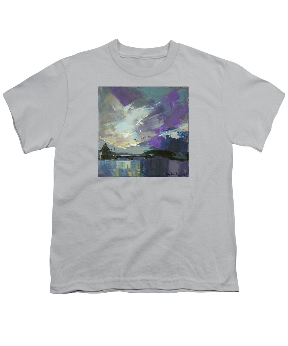 Recollection Youth T-Shirt featuring the painting Recollection by Anastasija Kraineva