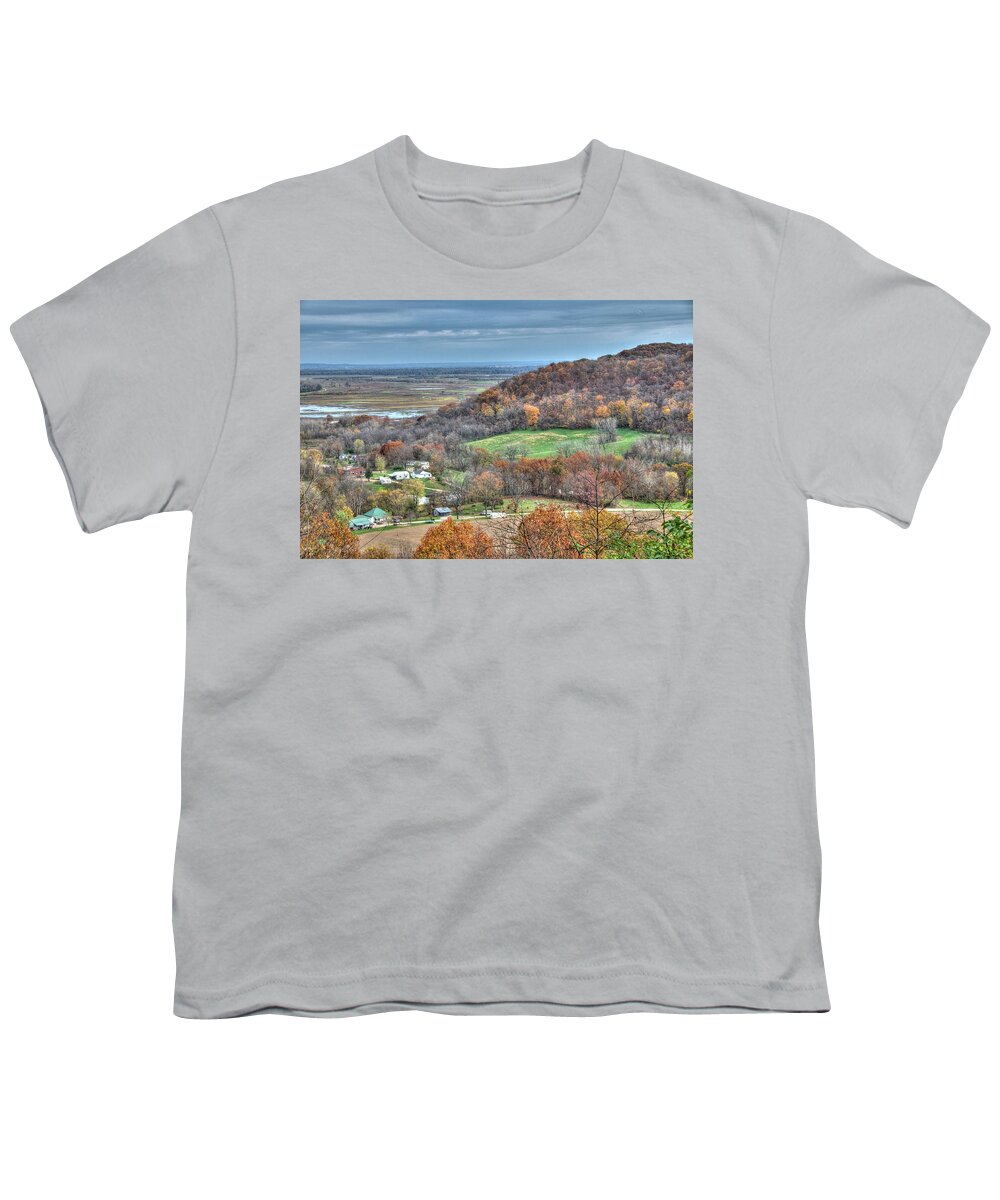Ashburn Youth T-Shirt featuring the photograph River Town by Steve Stuller
