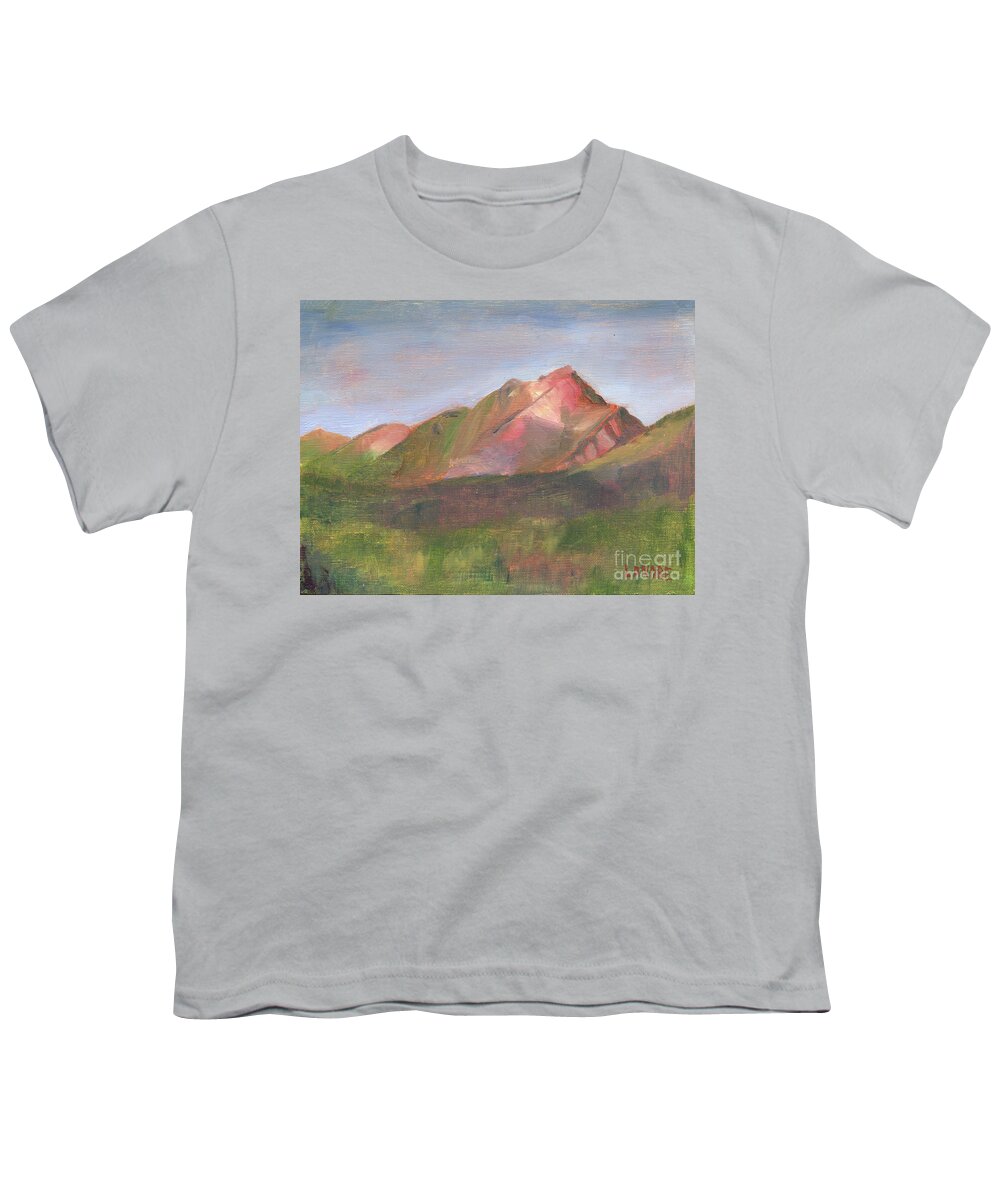 Colorado Youth T-Shirt featuring the painting Sangres I by Lilibeth Andre