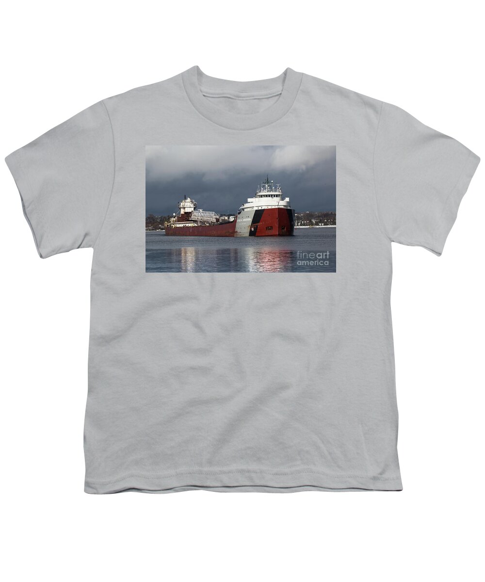 Ship Youth T-Shirt featuring the photograph Ship Arthur Anderson Mission Point-6770 by Norris Seward