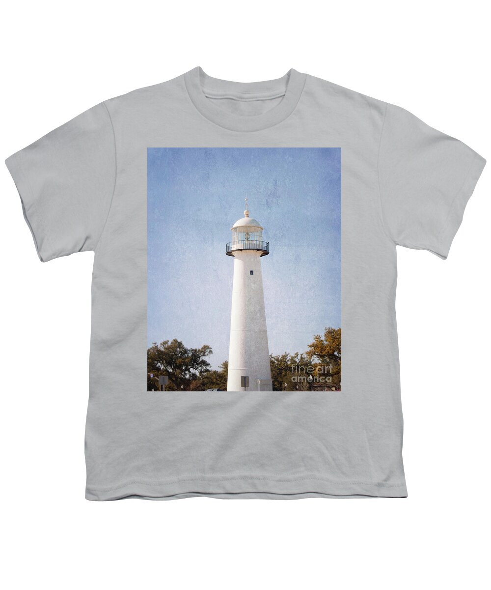 Lighthouse Youth T-Shirt featuring the photograph Simply Lighthouse by Roberta Byram