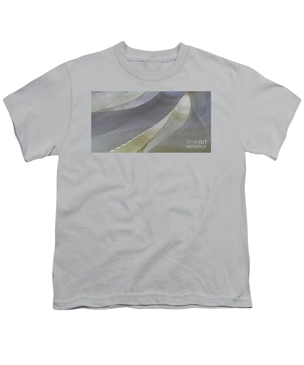 Cool Color Shape Flowing Succulent Youth T-Shirt featuring the photograph Succulent Series 1-1 by J Doyne Miller