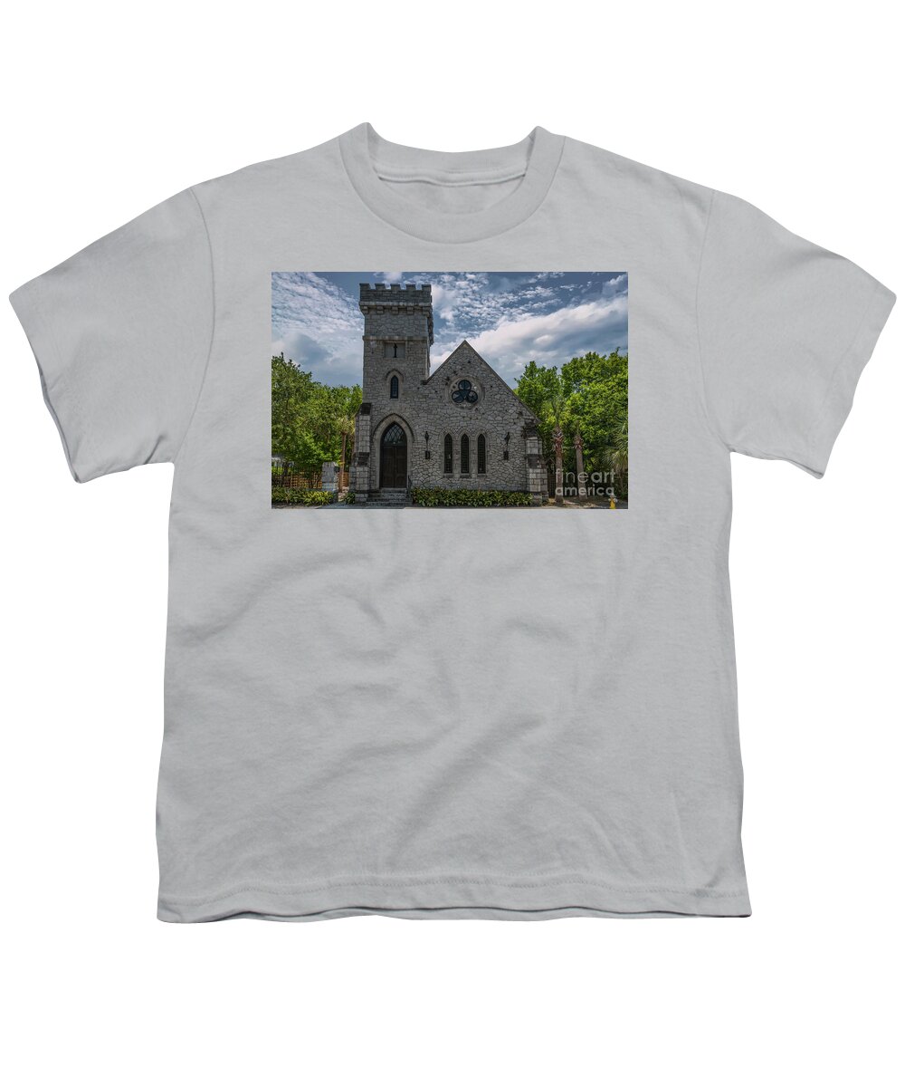 Castle Youth T-Shirt featuring the photograph Sullivan's Island Fortress by Dale Powell