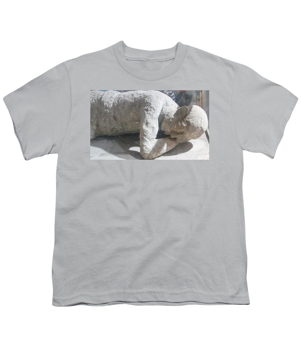 Pompeii Youth T-Shirt featuring the photograph Suspended in Time by Allan Levin