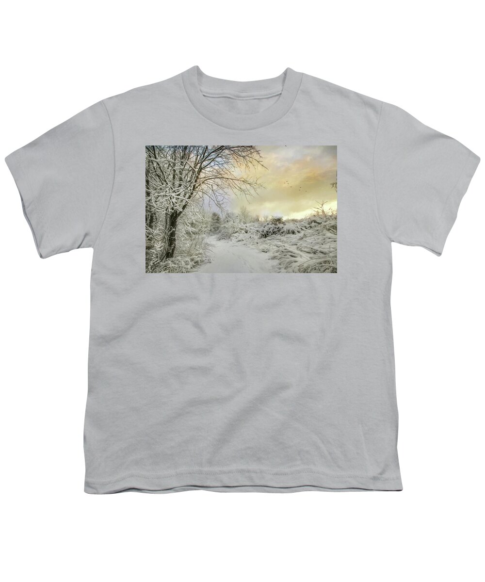 Winter Youth T-Shirt featuring the photograph The Beauty of Winter by Lori Deiter