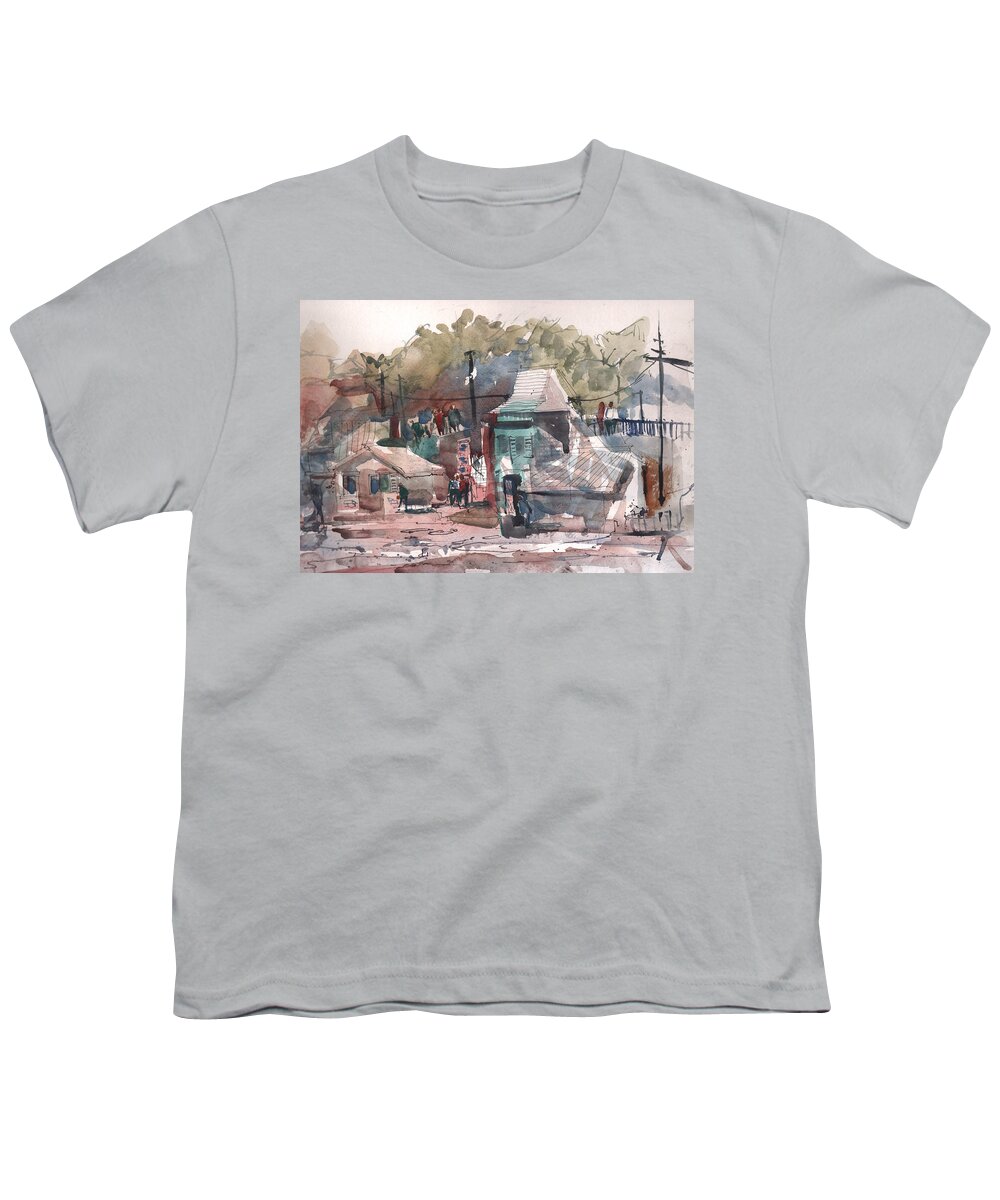Landscape Youth T-Shirt featuring the painting The Dream by Gaston McKenzie