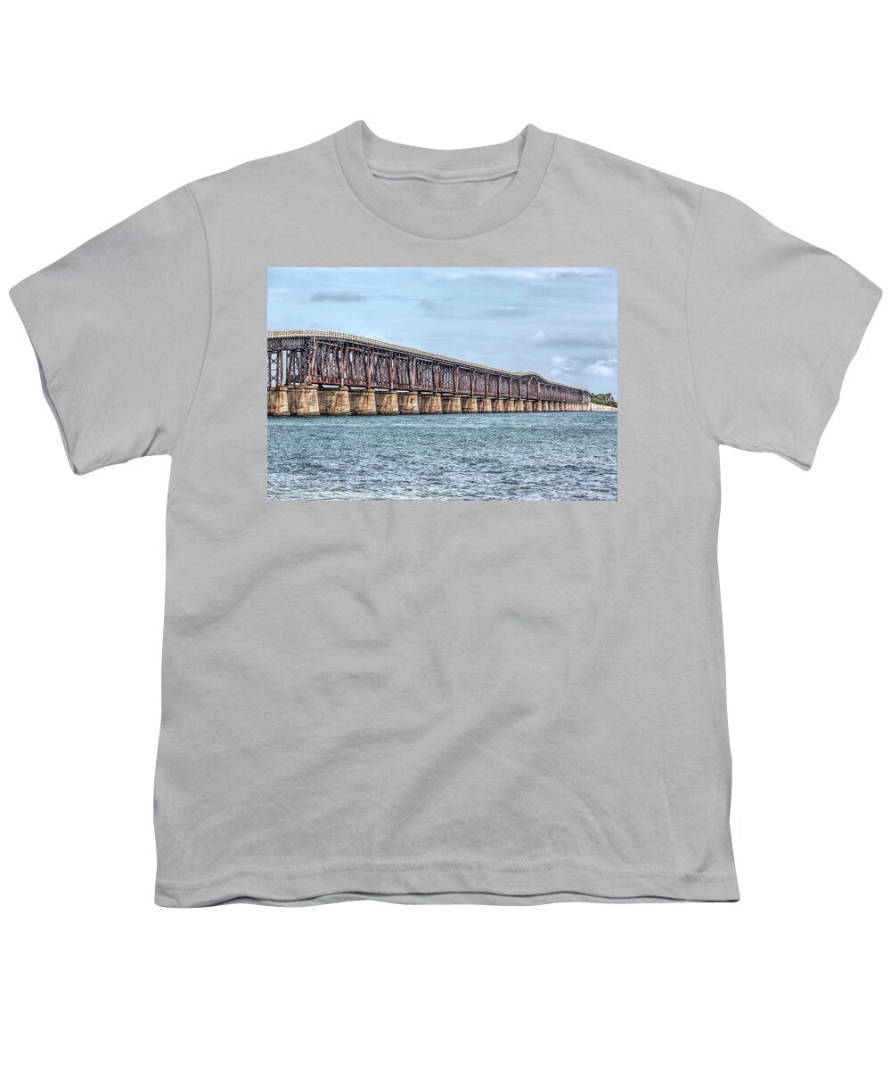 Architecture Youth T-Shirt featuring the photograph The Old Camelback Bridge by John M Bailey