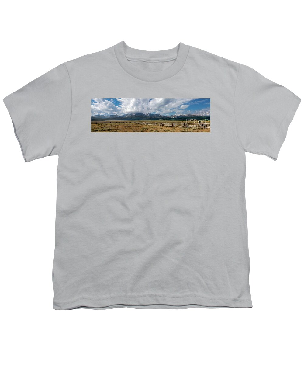 Rocky Mountains Youth T-Shirt featuring the photograph The Sawthooths by Robert Bales
