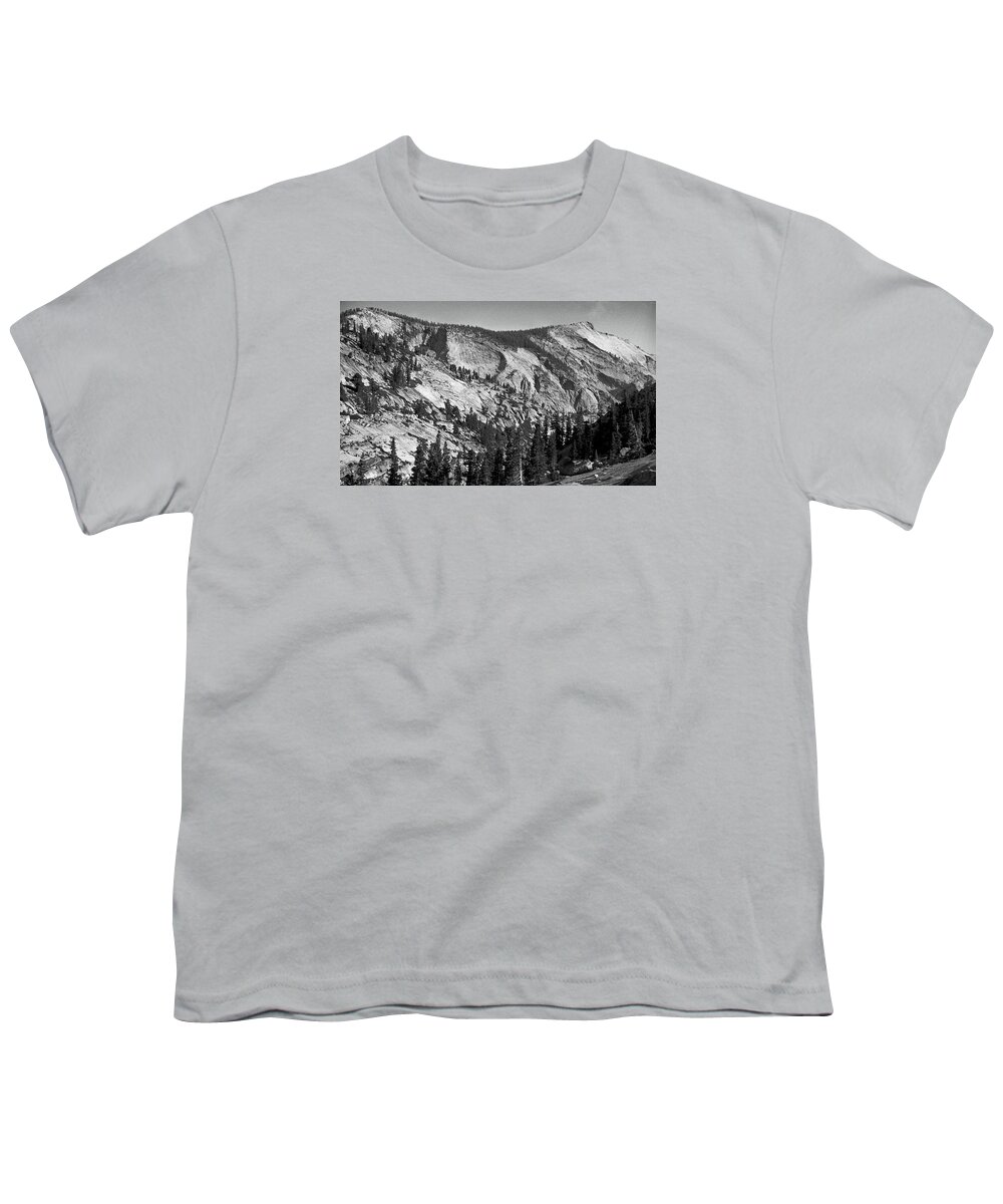 Landscapes Youth T-Shirt featuring the photograph Tioga Pass by John Schneider