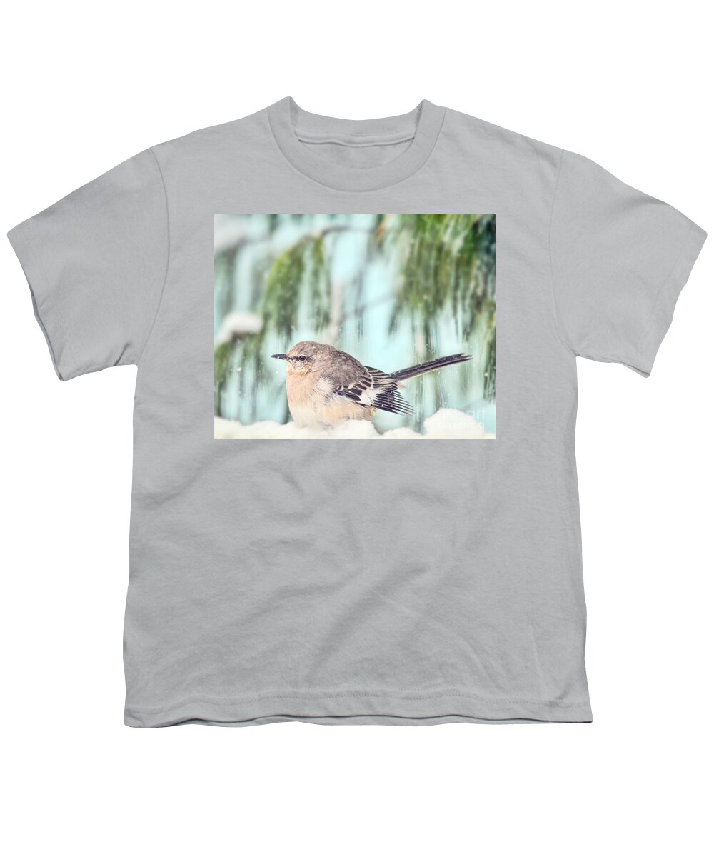 Mockingbird Youth T-Shirt featuring the photograph To Chill A Mockingbird by Kerri Farley