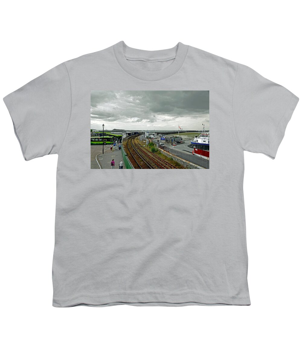Europe Youth T-Shirt featuring the photograph Travel Services, Ryde by Rod Johnson