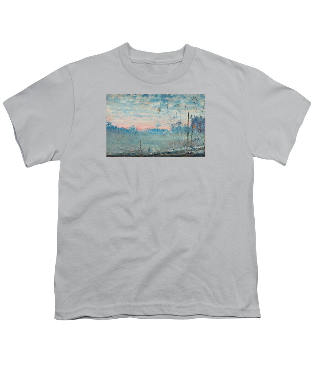 Nils Kreuger Youth T-Shirt featuring the painting Twilight by MotionAge Designs