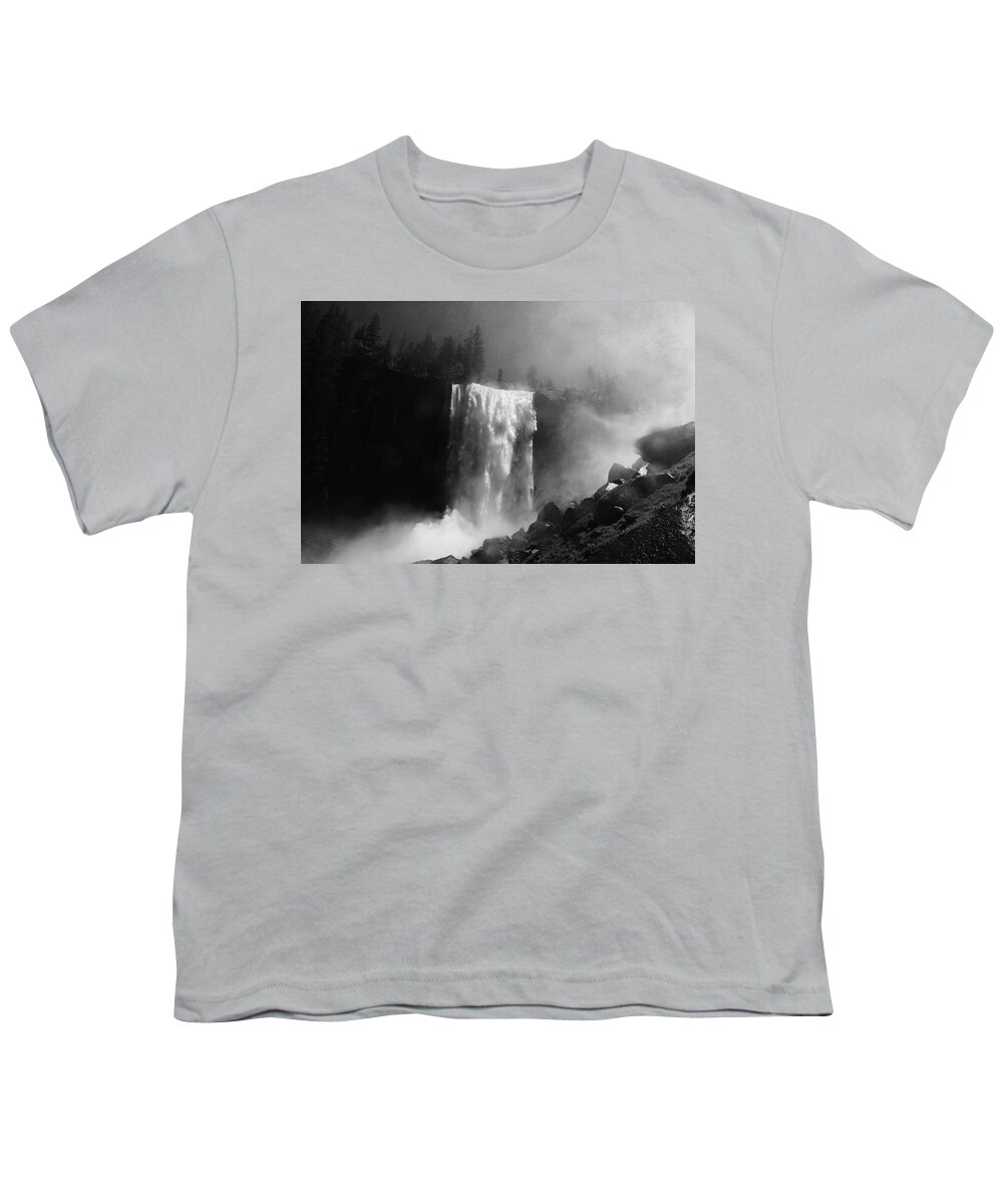 Vernal Fall Youth T-Shirt featuring the photograph Vernal Fall and Mist Trail by Raymond Salani III