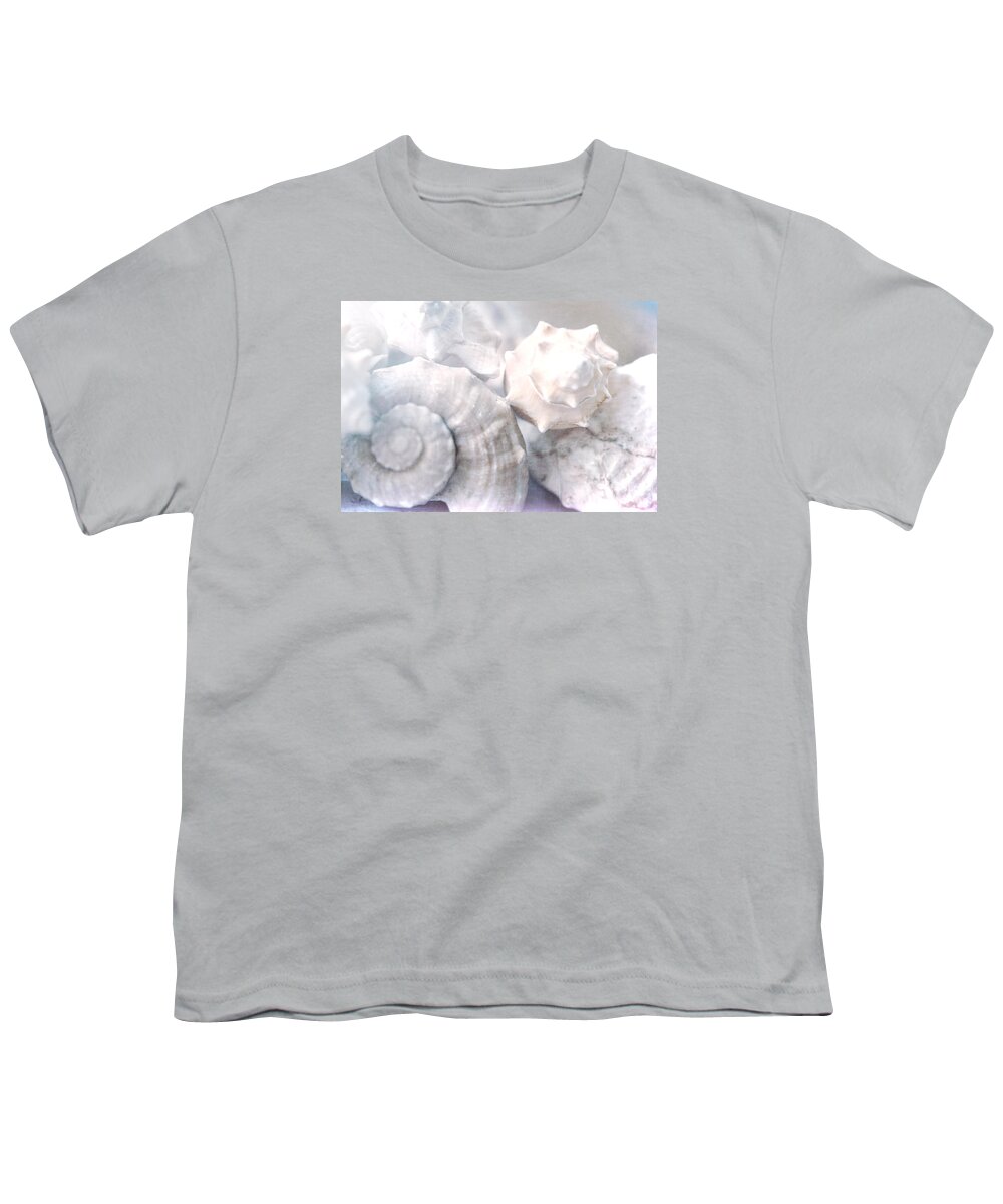 Winter Shells Youth T-Shirt featuring the photograph Winter Shells by Bonnie Bruno