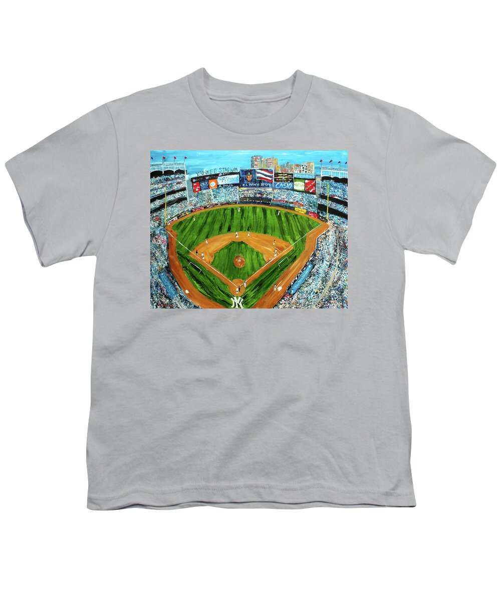 Yankee Stadium Youth T-Shirt by Kevin Brown - Pixels