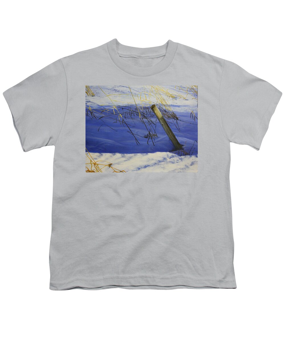 Lonely Relic Youth T-Shirt featuring the painting Lonely Relic #1 by Tammy Taylor