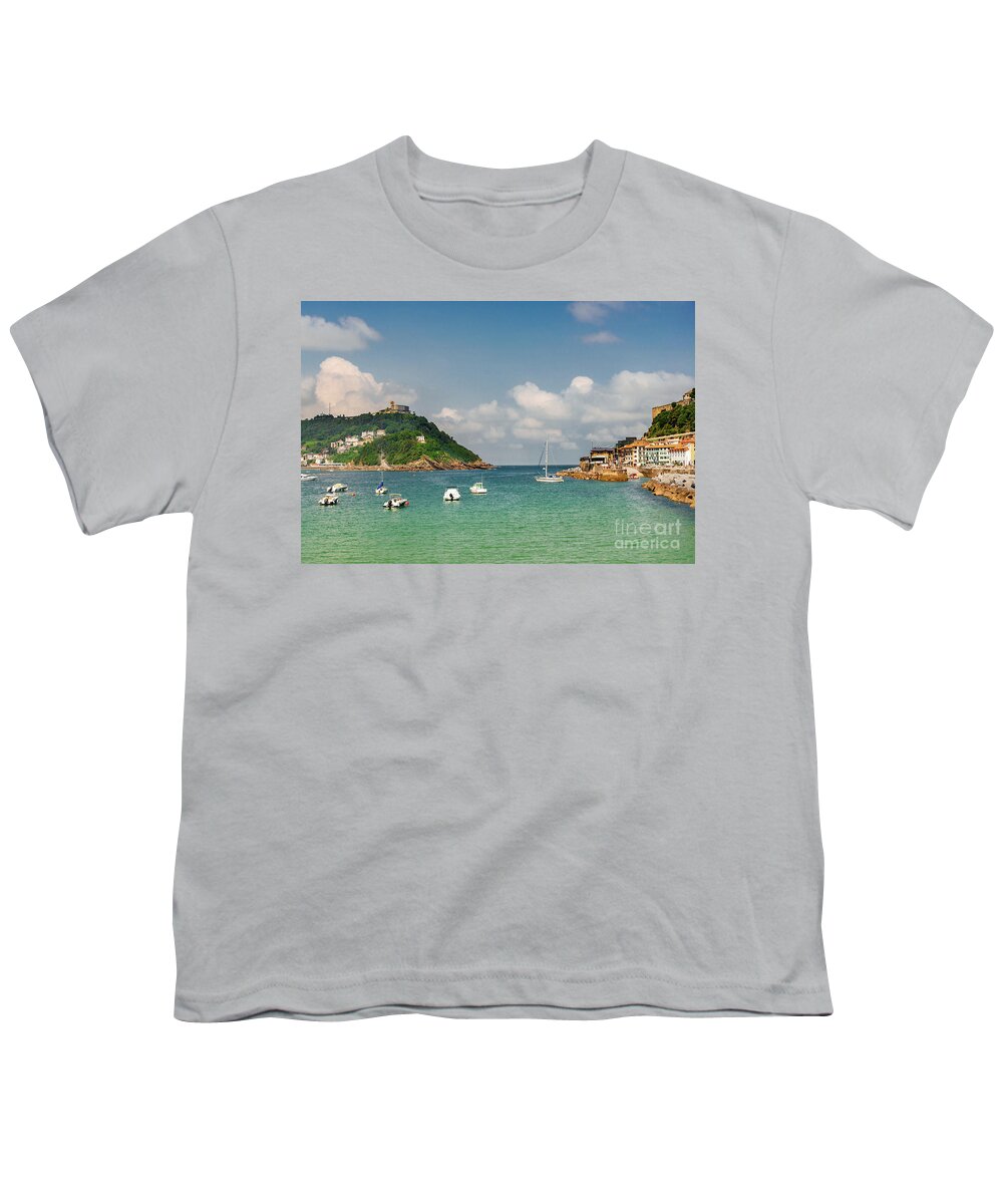 San Youth T-Shirt featuring the photograph San Sebastian Bay by Anastasy Yarmolovich